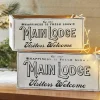 Best The Jolly Christmas Shop Raz Set Of 2 Main Lodge Crate Christmas Decoration 4111294