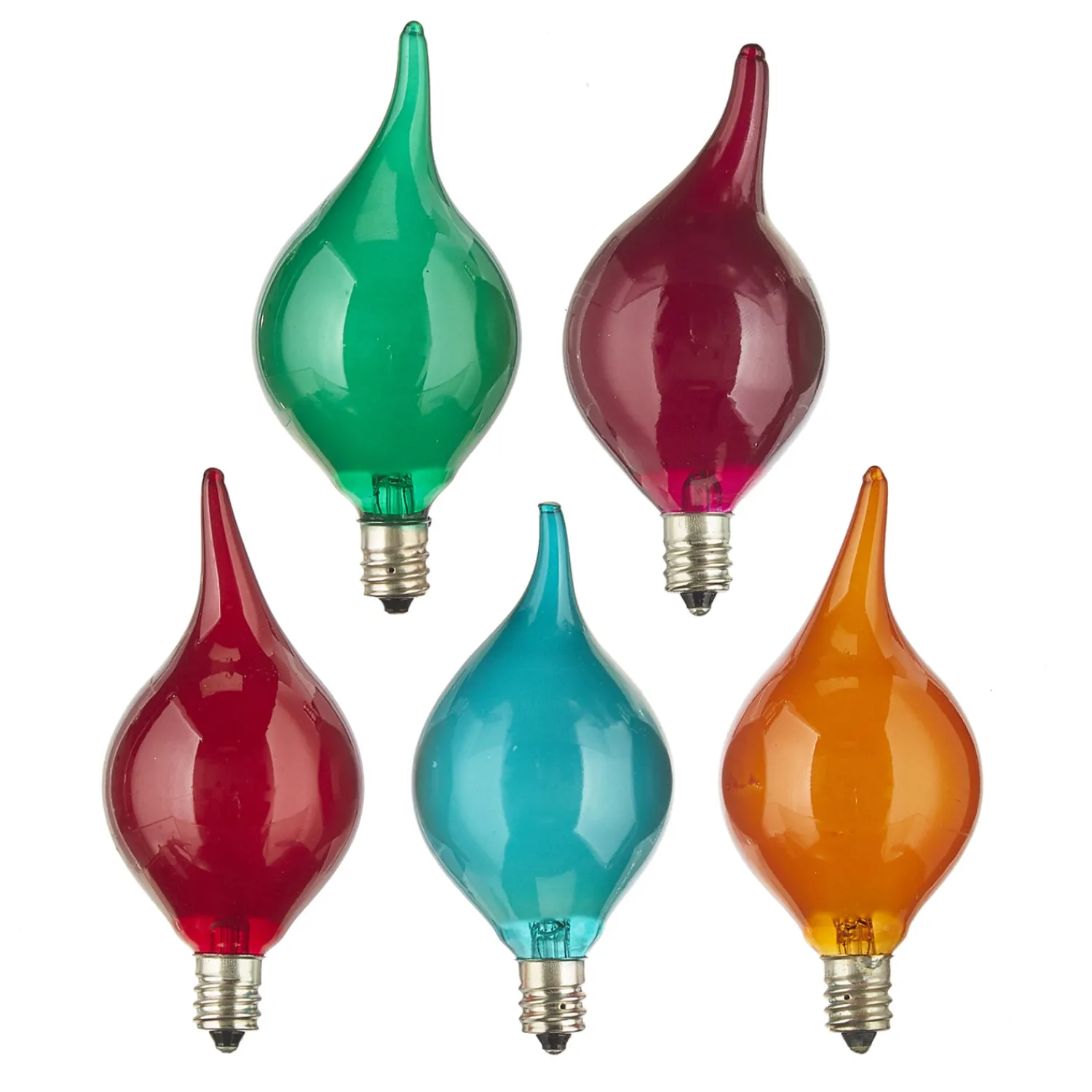 New The Jolly Christmas Shop Raz Set Of 5 Replacement Kismet Christmas Bulbs 4137020