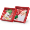 Sale The Jolly Christmas Shop Raz Set Of 2 Retro Santa And Snowman Christmas Serving Trays 4457273