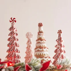 Discount The Jolly Christmas Shop Raz Set Of 2 Ribbon Candy Trees Christmas Decoration 4314120