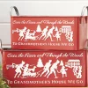 Best The Jolly Christmas Shop Raz Set Of 2 To Grandmother's House We Go Embossed Metal Christmas Container 4159088