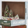 Clearance The Jolly Christmas Shop Raz Set Of 2 Very Merry Christmas Crate Decoration 4112320