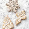 Discount The Jolly Christmas Shop Raz Set Of 3 White Icing Gingerbread Cookies Christmas Ornaments 4110246