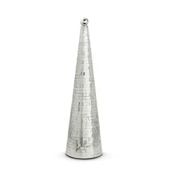 Discount The Jolly Christmas Shop Raz Silver Or Pink Disco Ball Cone Christmas Tree