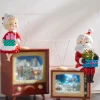 The Jolly Christmas Shop Raz Sitting Retro Santa Or Mrs. Claus Christmas Decoration