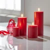 Outlet The Jolly Christmas Shop Raz Uyuni Red Battery Operated Candle With Lighted Flickering Flame