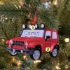 Outlet The Jolly Christmas Shop Red Jeep Personalized Christmas Ornament OR1763