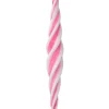 Sale The Jolly Christmas Shop Regency 12" Large Pink And White Peppermint Swirl Glass Christmas Ornament MTX74663