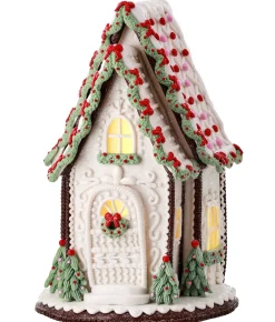 Hot The Jolly Christmas Shop Regency 13" LED Lighted A Frame Christmas Gingerbread House Decoration MXT65504