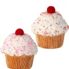 Hot The Jolly Christmas Shop Regency 5" Pink Or Red Sprinkles Sweets Cupcake Christmas Ornament MTX73463