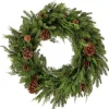 Best The Jolly Christmas Shop Regency 30" Real Feel Evergreen Mix Christmas Wreath MTX73280