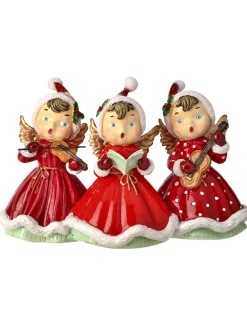 Hot The Jolly Christmas Shop Regency 8" Retro Carolers Christmas Figure MTX73128