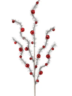 Sale The Jolly Christmas Shop Regency 29" Retro Tinsel With Jingle Bells Christmas Tree Spray MTX73539