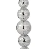 Hot The Jolly Christmas Shop Regency 9" Silver Mirror Disco Ball Christmas Ornament MTX74024