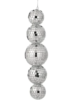Hot The Jolly Christmas Shop Regency 9" Silver Mirror Disco Ball Christmas Ornament MTX74024