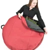 Best The Jolly Christmas Shop Santa's Bags 36" Direct Suspend Wreath Storage Bag With Handle 10175
