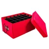 Discount The Jolly Christmas Shop Santa's Bags Red 3 Tray Ornament Storage Drawer With Lid SB-10452-RED