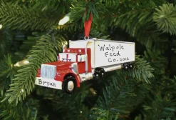 Clearance The Jolly Christmas Shop Semi Truck Personalized Christmas Ornament