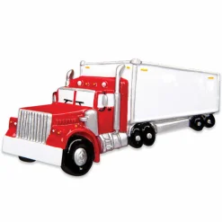 Clearance The Jolly Christmas Shop Semi Truck Personalized Christmas Ornament