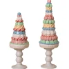 New The Jolly Christmas Shop Set Of 2 Clay Dough Macaroon And Candy Christmas Trees 2656800