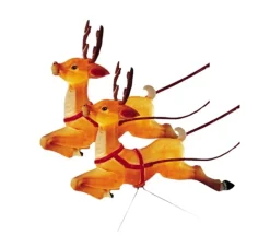 Best The Jolly Christmas Shop Set Of 2 Reindeer Lighted Blow Mold Decorations C6490