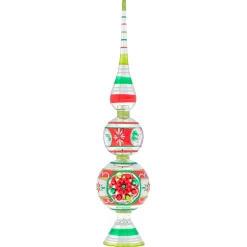 Outlet The Jolly Christmas Shop Shiny Brite Holiday Splendor 13" Christmas Finial Stand With Reflector 4027999