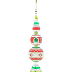 Outlet The Jolly Christmas Shop Shiny Brite Holiday Splendor 13" Christmas Finial Stand With Reflector 4027999