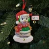 New The Jolly Christmas Shop Snowman Standing By A Light Post Personalized Christmas Ornament