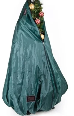 The Jolly Christmas Shop Tree Keeper 9' Pro Decorated Christmas Tree Storage Bag With Rolling Stand TK-10104