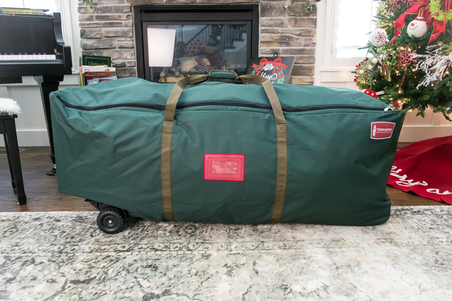 Outlet The Jolly Christmas Shop Tree Keeper Big Wheel No Drag Super Duffel 6-9 Ft Christmas Tree Storage Bag TK-10838