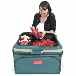 Online The Jolly Christmas Shop Tree Keeper Top Deep Pockets Ornament Keeper Storage Bag 10685