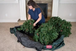 Hot The Jolly Christmas Shop Treekeeper Drop Stand 9' Christmas Tree Storage Duffel TK-10709-RS