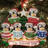 Online The Jolly Christmas Shop Ugly Sweater Penguin Family Of 6 Personalized Christmas Ornament