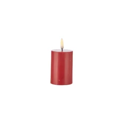 Online The Jolly Christmas Shop Uyuni 4" Flicker Flame Red Votive Battery Candle 4134515