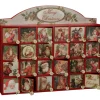 Online The Jolly Christmas Shop Vintage Inspired Merry Santas Wooden Advent Calendar 45207