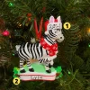 Online The Jolly Christmas Shop Zebra Personalized Christmas Ornament OR1850-Z